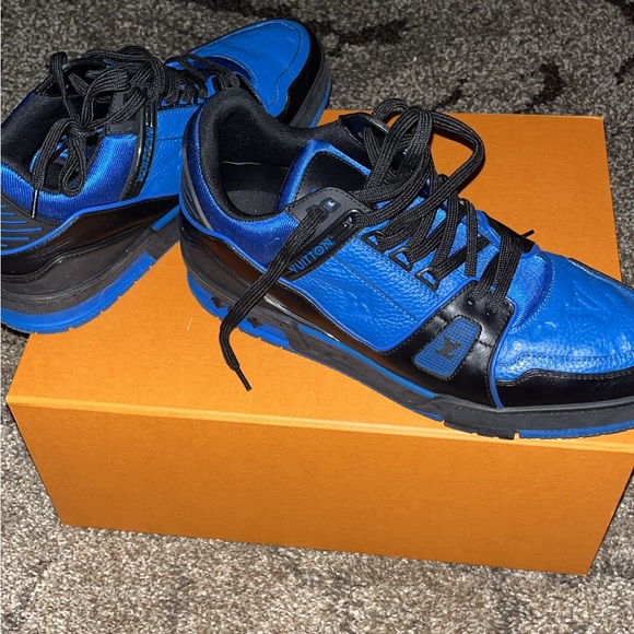 Louis Vuitton Trainer VL1210/US11 Black Royal Blue (2021) Virgil Abloh - Picture 2 of 4